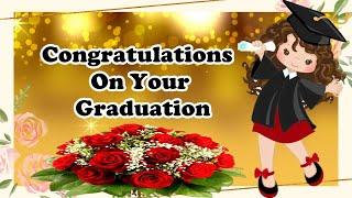 HAPPY GRADUATION WISHES!2024 Beautiful video message