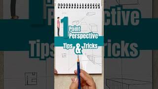 One point #perspective for #beginners  #nata #jeemains #nid #jeebarch #drawing tutorial