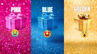 Choose your gift box|pink |blue|purple️#gift #lisalena#wouldyourather#quiz#emoji