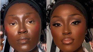 Step by Step Dark Skin Makeup Tutorial | last Tutorial for 2024