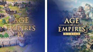 Age of Empires Franchise (RTS) vs Age of Empires Mobile (KDB)! THE DIFFERENCES!