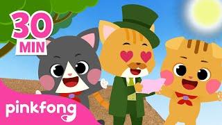 Estaba el Señor Don Gato y más videos para niños | Especial de Gato | +Recopilación | Pinkfong