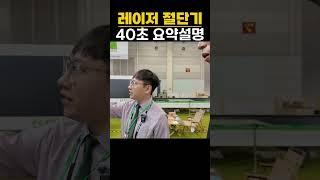 레이저 절단기 40초 요약