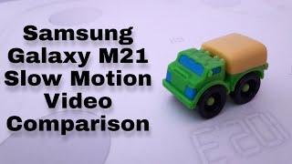 Samsung Galaxy M21 Slow motion vs Super slow-mo