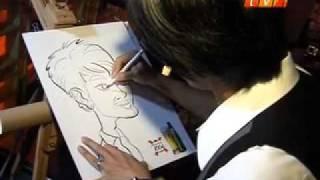 Triton Lim, Caricature Artist Malaysia interview by TV2