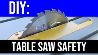 Keep All Your Fingers: Table Saw Safety //  tips for beginners