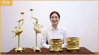 Cách Phân Biệt Đồ Đồng Mạ Vàng và Dát Vàng Chuẩn Nhất| Đồ Đồng Dung Quang Hà