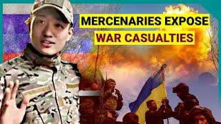 Chinese mercenaries on war and North Korean soldiers