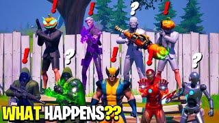 What Happens if ALL 9 Bosses Meet in Fortnite! | Boss Midas Meets Iron Man, Dr Doom & Henchmen!