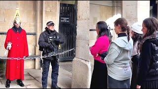 British Armed Police Shut Down American Tourists