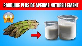 5 ALIMENTS qui produisent  BEAUCOUP DE SPERME chez les HOMMES