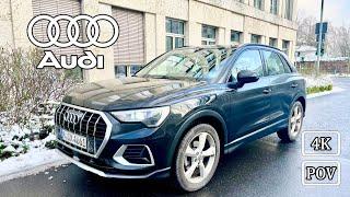 Audi Q3 full speed Autobahn Driving video