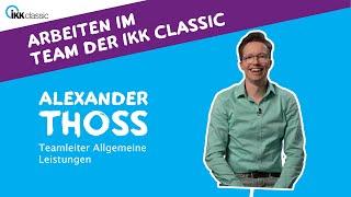 Arbeiten im Team der IKK classic: Alexander Thoss, Teamleiter