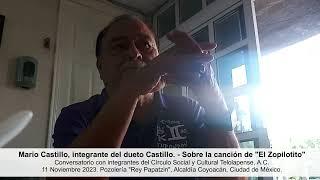 Mario Castillo, integrante Dueto Castillo, sobre la canción de "El Zopilotito"