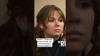 Jury finds “Rust” armorer guilty of involuntary manslaughter #shorts