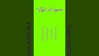 what is computer? Types of computer and its parts