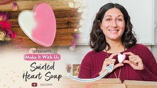 Swirled Heart Shaped Soap Recipe