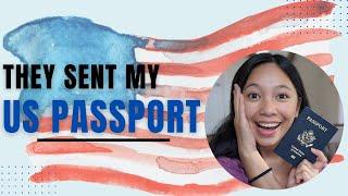 I received my US PASSPORT! 