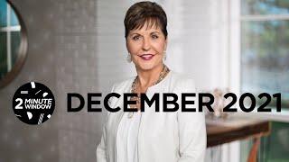 2 MINUTE WINDOW: DECEMBER 2021 | Joyce Meyer Ministries