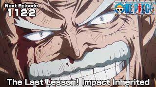 ONE PIECE episode1122 Teaser  "The Last Lesson! Impact Inherited"