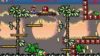 "Super Mario 2: Mario in Yoshi's Island" fangame playthrough