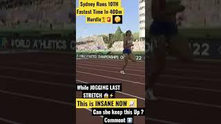 | WILL SHE KEEP THIS UP  |  Sydney Is The Goat | #track #shorts #sydneymclaughlin #sports