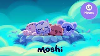 Close Your Eyes SleepyPaws & More – 1.5 Hour Bedtime Stories Compilation | Moshi Kids