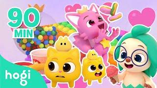  Yes Papa Song with Colorful Yummy Treats and More｜Happy Valentine's Day! ｜Hogi Pinkfong