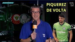 AGORA! VERDÃO DIMINUI DISTÂNCIA P/ O LÍDER  + Piquerez pode voltar ao Palmeiras após Data Fifa