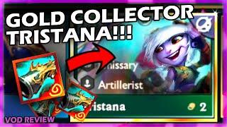 Everyone Gets a GOLD COLLECTOR!?! - Tristana Reroll Easy Top 4 with Rocket Collection | TFT SET 13