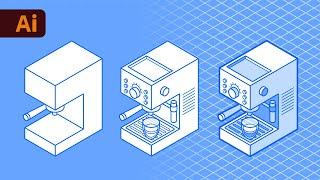 Adobe Illustrator Tutorial - How to Create Isometric Vector Illustrations