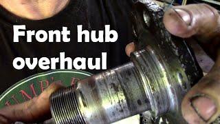 Replacing the 300Tdi hub, bearings, stub and CV due to neglect - full long video