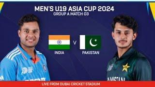 Asia Cup 2024 U19 INDIA VS PAKISTAN FULL HIGHLIGHTSll Thrilled Match