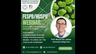 FESPB/HUSPB webinar 2024/3 Prof. Marcel Jansen