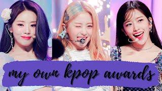 my own kpop awards