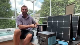 Review Geneverse, Solar Generator For Homes, Portable Power Station Backup Battery, Solar Panel
