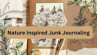 Nature inspired Junk Journaling, Little sketches, My New Journal & New Fall Printables