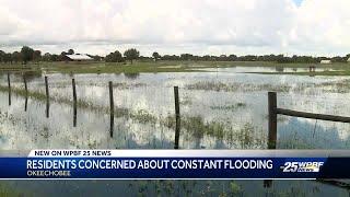 Okeechobee homeowner blames poor drainage for flooding issues