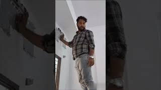 split ac installation hanging plate fitting process work.#splitac #installation #tyshorts