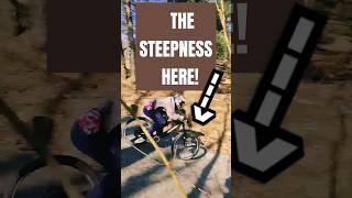 write in the comments how fast do you think I was going? #mtb #steep #drop #speed #fast