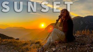 Ancient Shamanic Huge Native American Flute - Sunset Meditation