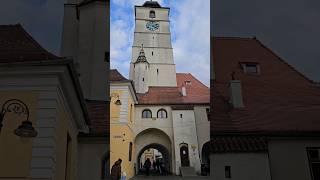 Step with me into this Old Tower together #travel #exploreromania #shorts