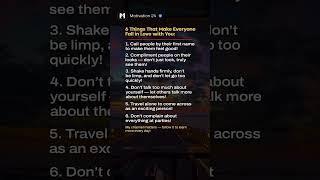 6 Things That Make Everyone Fall in Love with You! #success #motivation #video #shorts #viralvideo