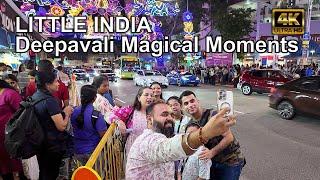 Deepavali Singapore - Magical Moments - Crazy Crowds & Quiet Moments on Deepavali Eve 2024