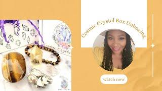 Cosmic Crystal Box Unboxing | Deluxe Crystal Box Unboxing | Crystal's For Beginners | ZuZuNatural