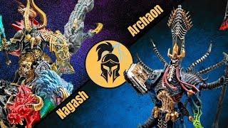 Age of Sigmar 4th Edition Battle Report: Ossiarch Bonereapers vs Slaves to Darkness.