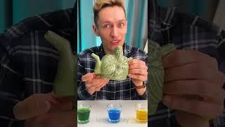 Mystery teapot secrets revealed!  Amazing science experiments 🟡🟢 #shorts