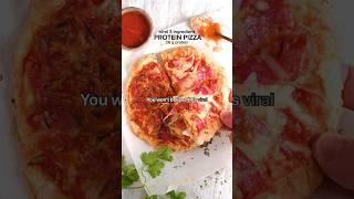 Get FULL RECIPEon my blog Mattsfitchef.com (search "Cottage Cheese Pizza")! #cottagecheese #pizza