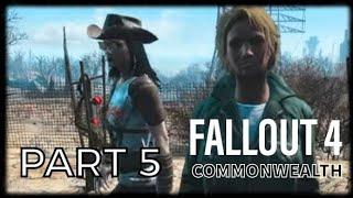 Fallout 4 Commonwealth Part 5 - Exploring with Winter Companion