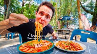 $6 Shrimp Noodles!!  MALAYSIAN STREET FOOD - Seafood Tour in Penang, Malaysia!